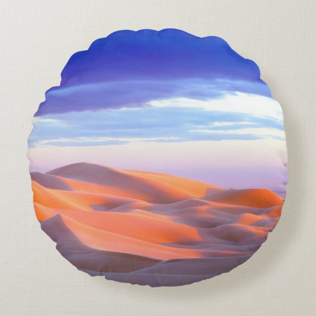Glamis-zandduinen bij zonsondergang rond kussen (Voorkant)