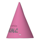 Glamma bling aangepaste achtergrondkleur feesthoedjes (Rechts)