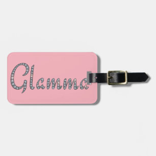 Glamma bling bagagelabel