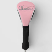 Glamma bling design golfheadcover (Voorkant)