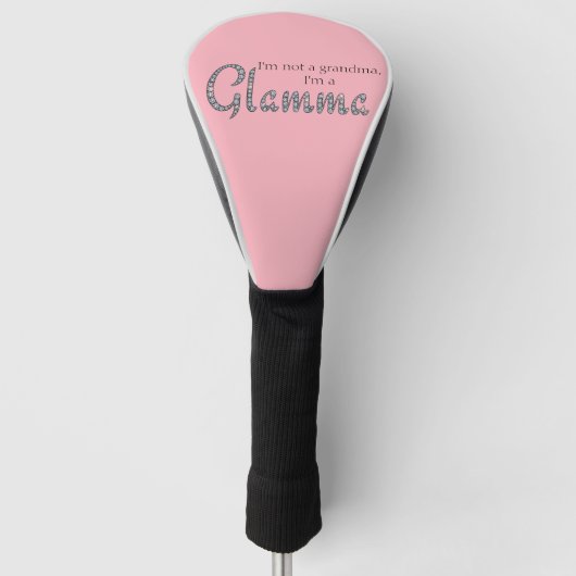 Glamma bling design golfheadcover (Voorkant)