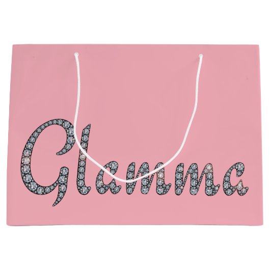 Glamma bling gift large cadeautasje (Voorkant)
