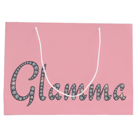 Glamma bling gift large cadeautasje (Achterkant)