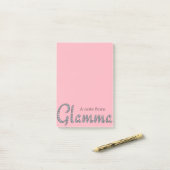 Glamma bling Post-It note-pad Post-it® Notes (Op bureau)