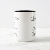 Glamma Diamond Modern Trendy Tweekleurige Koffiemok (Center)