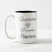 Glamma Diamond Modern Trendy Tweekleurige Koffiemok (Links)