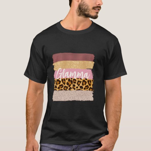 Glamma Glam Ma Nana Leopard T-shirt (Voorkant)