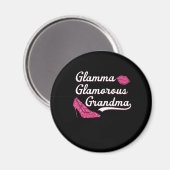 Glamma Glamoureuze Grandma Moederdag Magneet (Voorkant / Achterkant)
