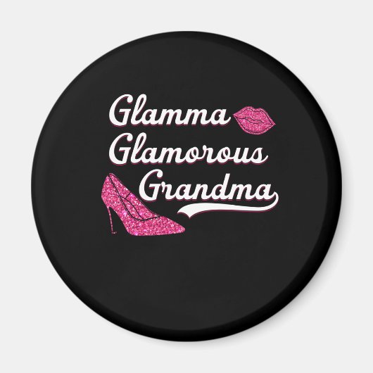 Glamma Glamoureuze Grandma Moederdag Magneet (Voorkant)