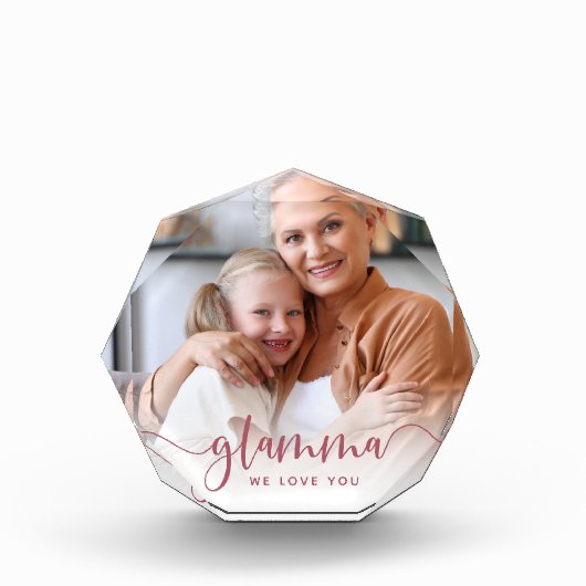 Glamma Grandma Script Overlay Fotoblokken (Voorkant)