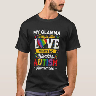 Glamma leerde me dat liefde geen woorden nodig hee t-shirt