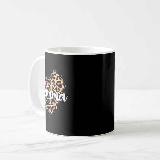 Glamma Leopard Koffiemok (Voorkant links)