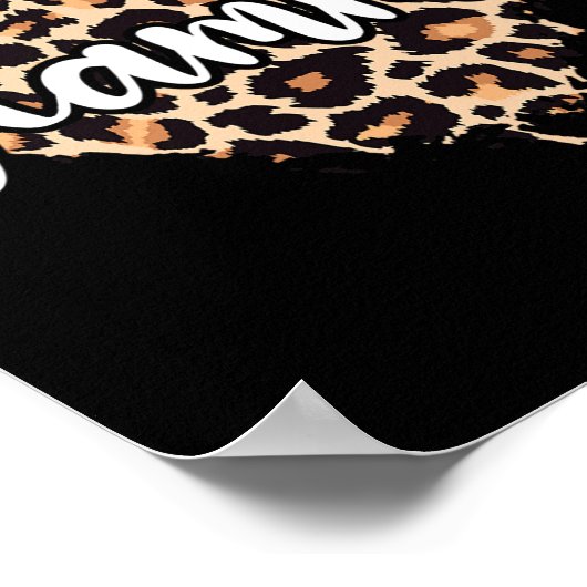 Glamma Leopard Poster (Hoek)