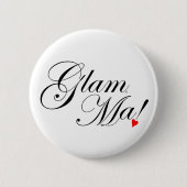 GlamMa Ronde Button 5,7 Cm (Voorkant)