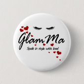 GlamMa Spoils Ronde Button 5,7 Cm (Voorkant)