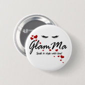 GlamMa Spoils Ronde Button 5,7 Cm (Voorkant /achterkant)