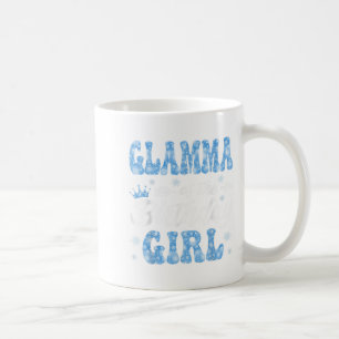 Glamma Van De Verjaardag Meisje Sneeuwvlokken Wint Koffiemok