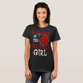 Glamma van het meisje van de geboorte, Ladybug Bda T-shirt (Voorkant volledig)