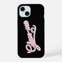 Glamma wit/roze op zwart