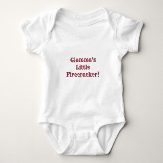 Glamma's Little Firecracker! VS 250 Vuurwerk Romper (Voorkant)
