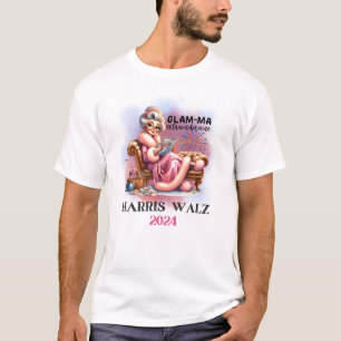 GLAMMAS VOOR HARRIS WALZ 2024 T-SHIRT