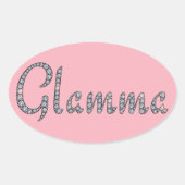 Glammende sticker (Voorkant)