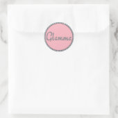 Glammerende ring sticker (Tas)