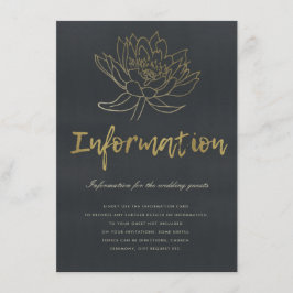 GLAMOORUS BLEKE GOLD BLAUW BLACK LOTUS-INFORMATIE INFORMATIEKAARTJE