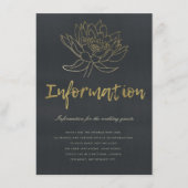 GLAMOORUS BLEKE GOLD BLAUW BLACK LOTUS-INFORMATIE INFORMATIEKAARTJE (Voorkant)