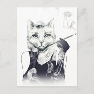 Glamor Cat Briefkaart