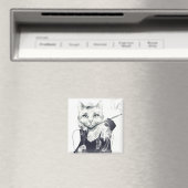 Glamor Cat Magneet (Insitu (Vaatwasser))