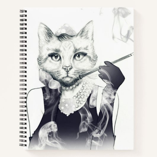 Glamor Cat Notitieboek (Voorkant)