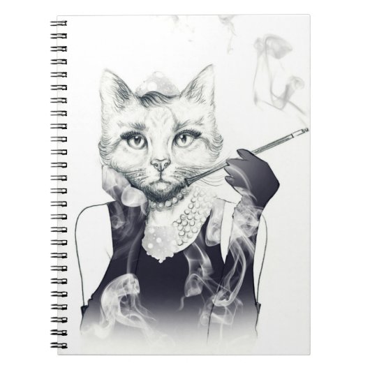 Glamor Cat Notitieboek (Voorkant)