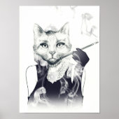 Glamor Cat Poster (Voorkant)