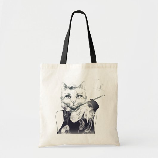 Glamor Cat Tote Bag (Voorkant)