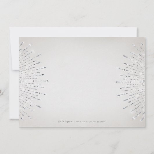 Glamor Deco Silver  Unsave the Date Save The Date (Achterkant)