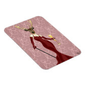 Glamor Deer in Marsala 2 Magneet (Rechterzijde)