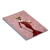 Glamor Deer in Marsala 2 Notitieboek (Rechterzijde)