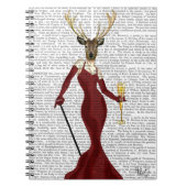 Glamor Deer in Marsala Notitieboek (Voorkant)