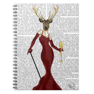 Glamor Deer in Marsala Notitieboek