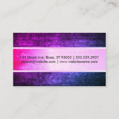 Glamor Elegant Texture Visitekaartje (Achterkant)