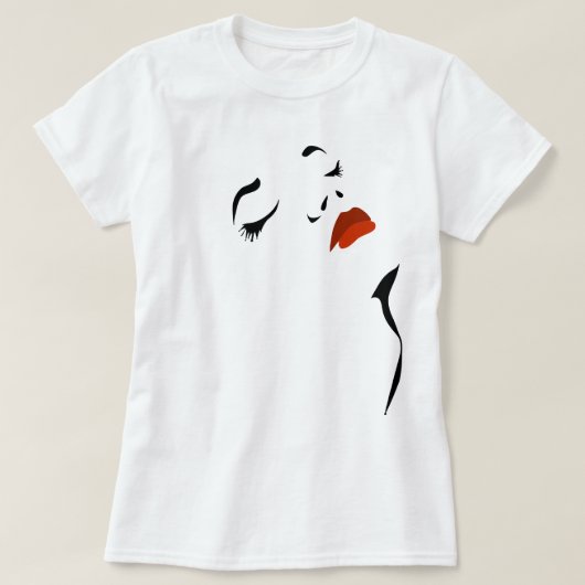 Glamor Face T-Shirt (Design voorkant)