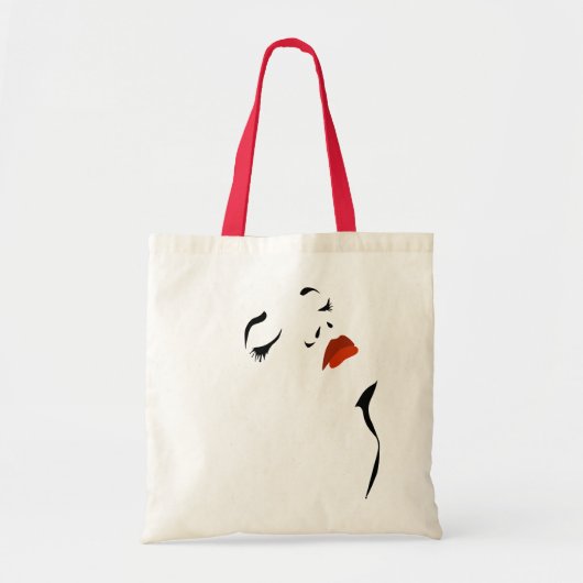 Glamor Face Tote Bag (Voorkant)