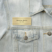 Glamor Faux Gold Classic look Personalized Trendy Naamplaatje (In situ)