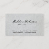 Glamor Faux Gold Glitter Kiss Leather Visitekaartje (Achterkant)