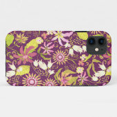 Glamor Floral Brown Case-Mate iPhone Case (Achterkant (horizontaal))