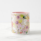 Glamor Floral GreyTwo-Tone Coffee Mok (Center)