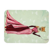 Glamor Fox in Roze 2 Magneet (Horizontaal)