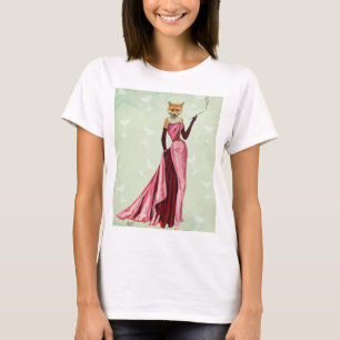Glamor Fox in Roze 2 T-shirt
