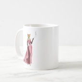 Glamor Fox in roze Koffiemok (Voorkant links)